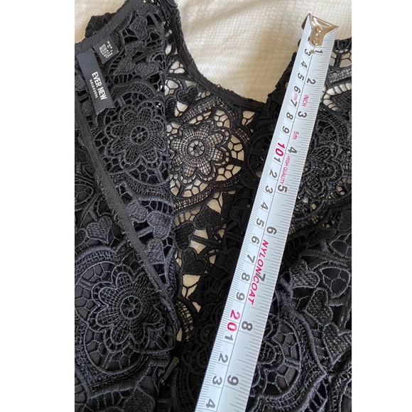 Ever New black embroidered peplum top - Picture 11 of 12